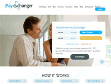 Tablet Screenshot of payexchanger.com